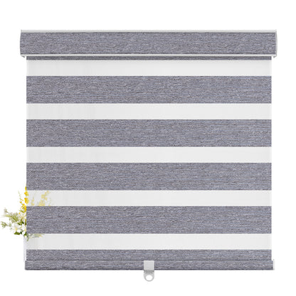 Textured Canvas Fabric-Blue White