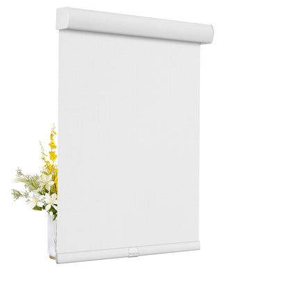 Imitation Linen Blackout-White
