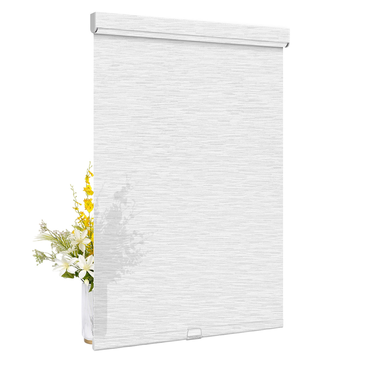 Light Filtering Jacquard-White
