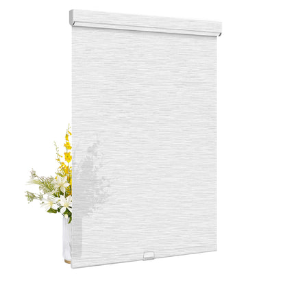 Light Filtering Jacquard-White
