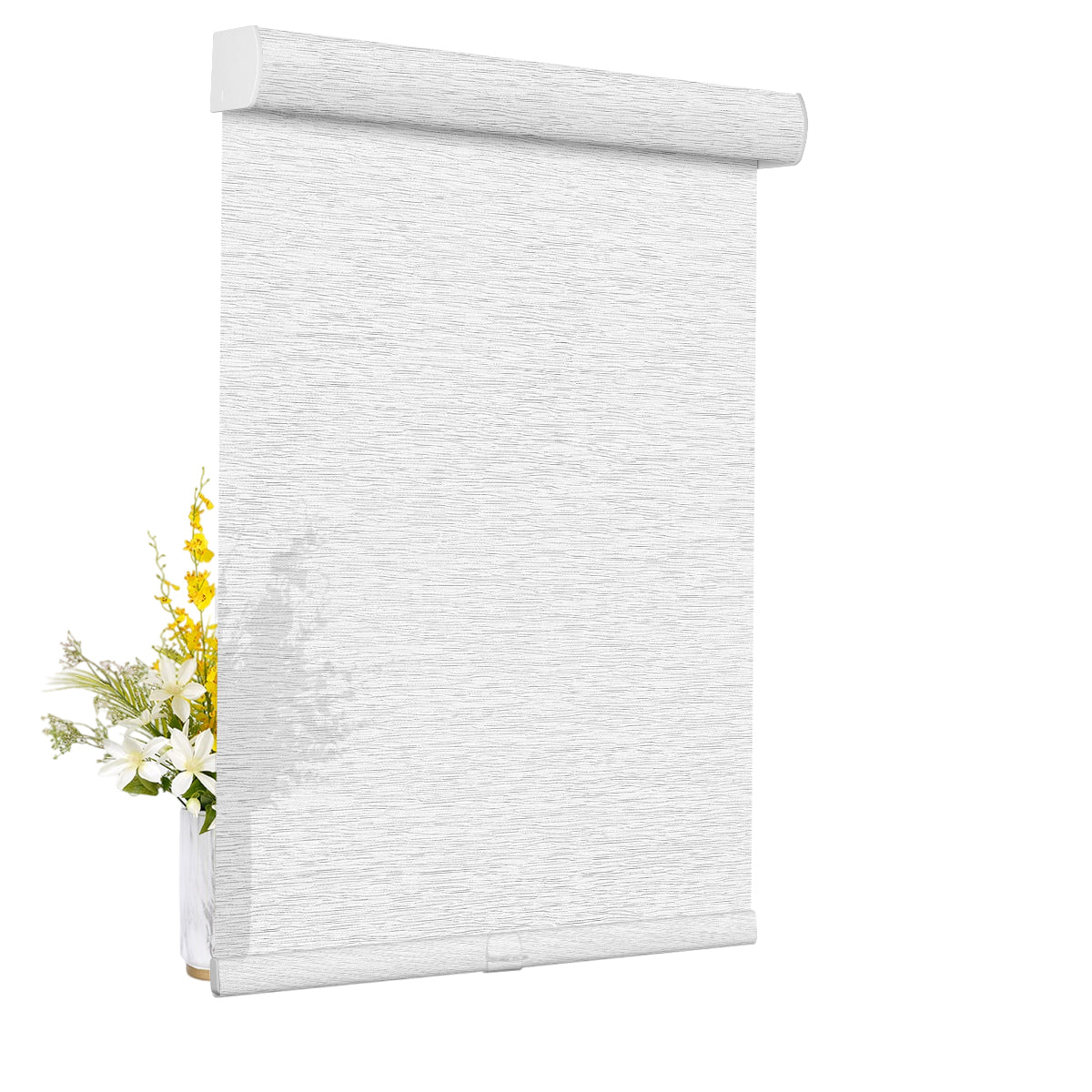 Light Filtering Jacquard -White