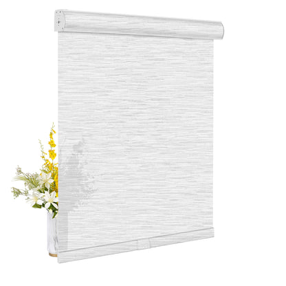 Light Filtering Jacquard- White