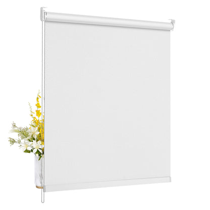 Imitation Linen Blackout-White