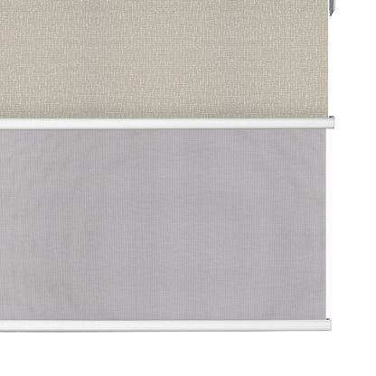 Light Filtering Gray+Blackout Beige