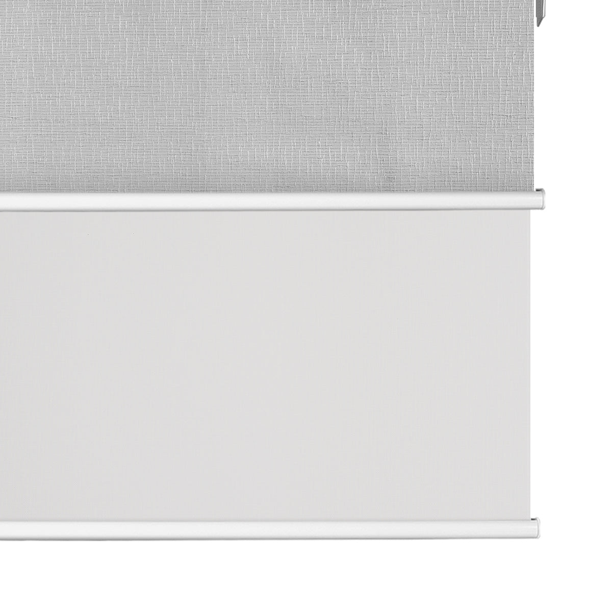 Light Filtering White+Blackout Gray
