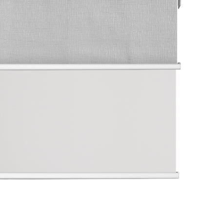 Light Filtering White+Blackout Gray