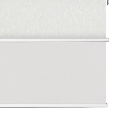 Light Filtering White+Blackout White