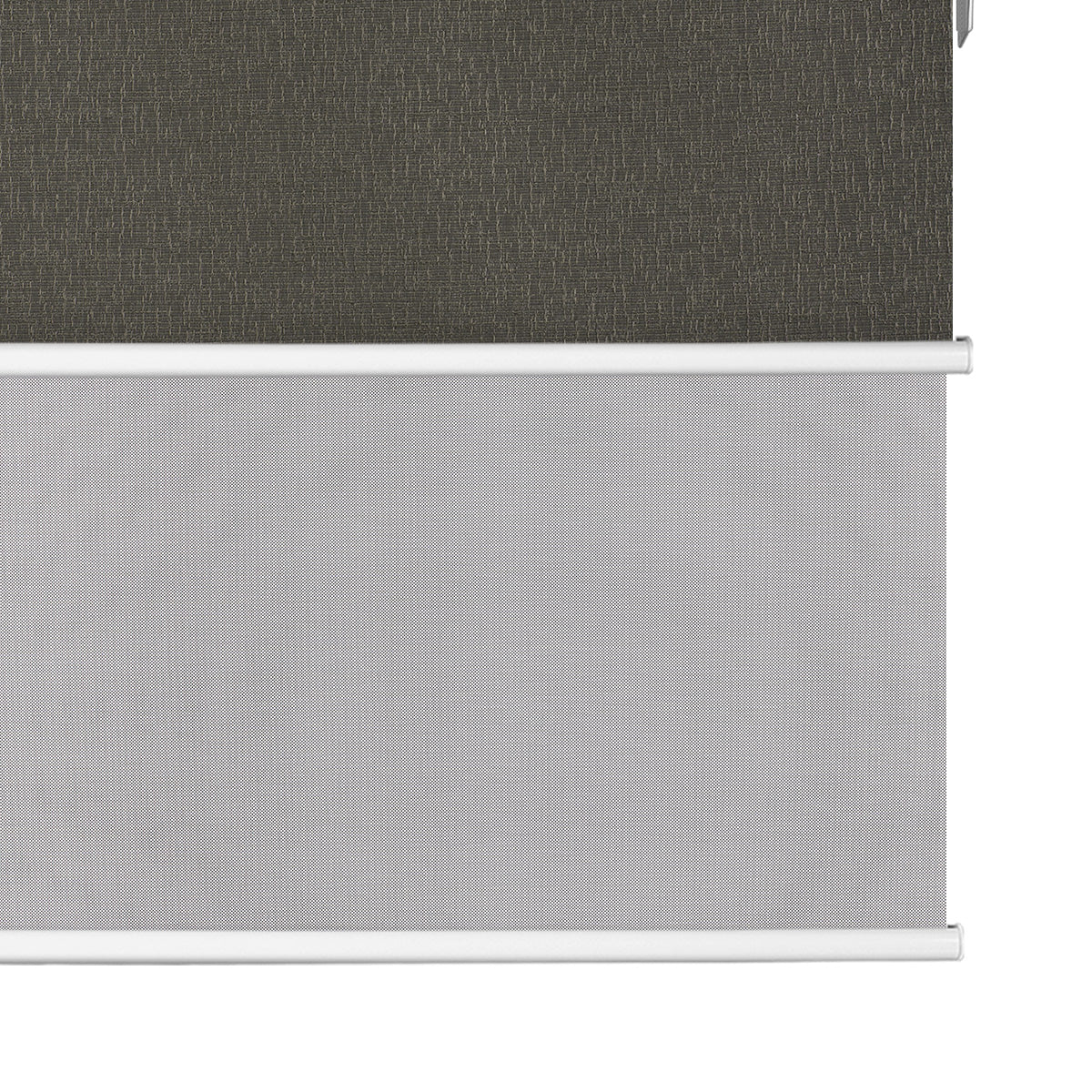 Light Filtering Gray+Blackout Black