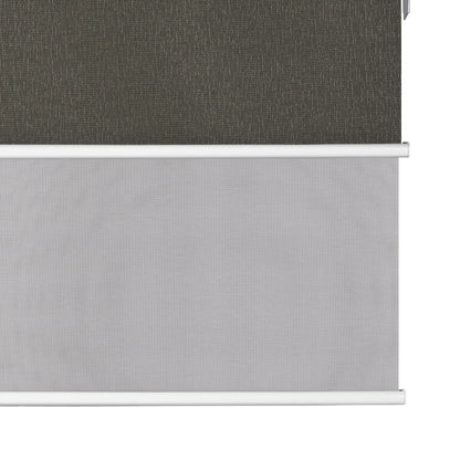 Light Filtering Gray+Blackout Black